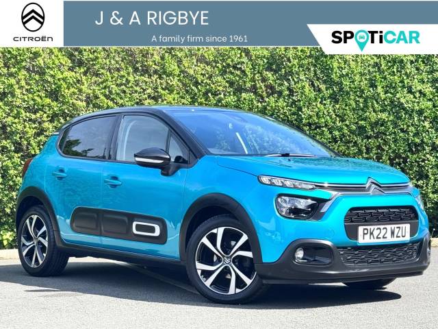 Citroen C3 1.2 PureTech Shine Plus 5dr Hatchback Petrol BLUE