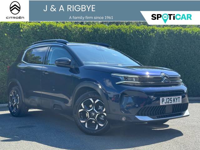 Citroen C5 Aircross 1.2 Hybrid 136 Max Edition 5dr e-DSC6 SUV Petrol Eclipse Blue