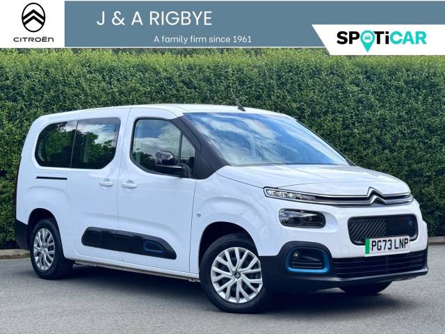 Citroen E-Berlingo 0.0 100kW Feel XL 50kWh 5dr Auto [7 seat] MPV Electric WHITE