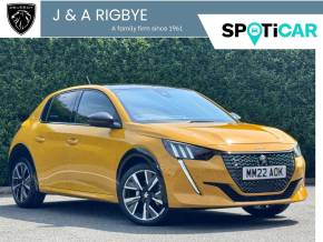 PEUGEOT 208 2022 (22) at J & A Rigbye Chorley