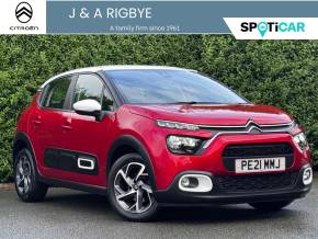 CITROEN C3 2021 (21) at J & A Rigbye Chorley
