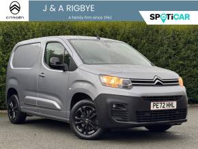 CITROEN BERLINGO 2022 (72) at J & A Rigbye Chorley
