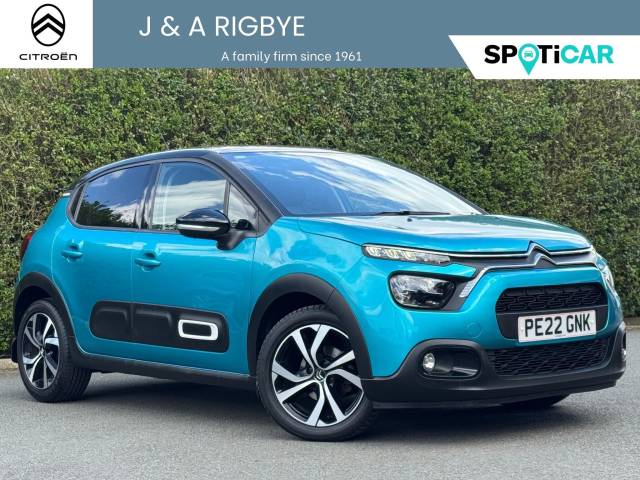 Citroen C3 1.2 PureTech 110 Shine Plus 5dr Hatchback Petrol BLUE