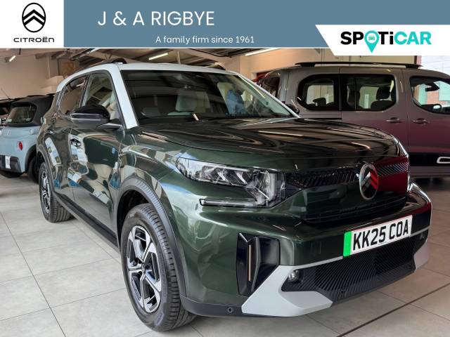 Citroen e-C3 Aircross 0.0 83kW Standard Range Max 44kWh 5dr Auto Hatchback Electric GREEN