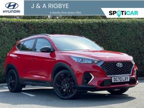 HYUNDAI TUCSON at J & A Rigbye Chorley