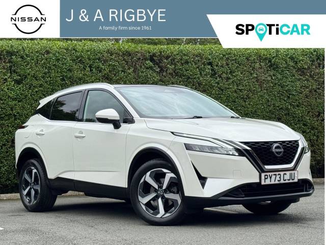 Nissan Qashqai 1.3 DiG-T MH 158 N-Connecta 5dr Xtronic Hatchback Petrol WHITE
