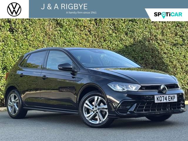 Volkswagen Polo 1.0 TSI 115 R-Line 5dr DSG Hatchback Petrol BLACK